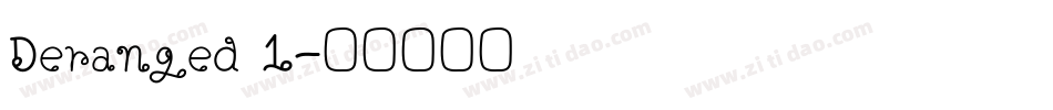 Deranged 1字体转换